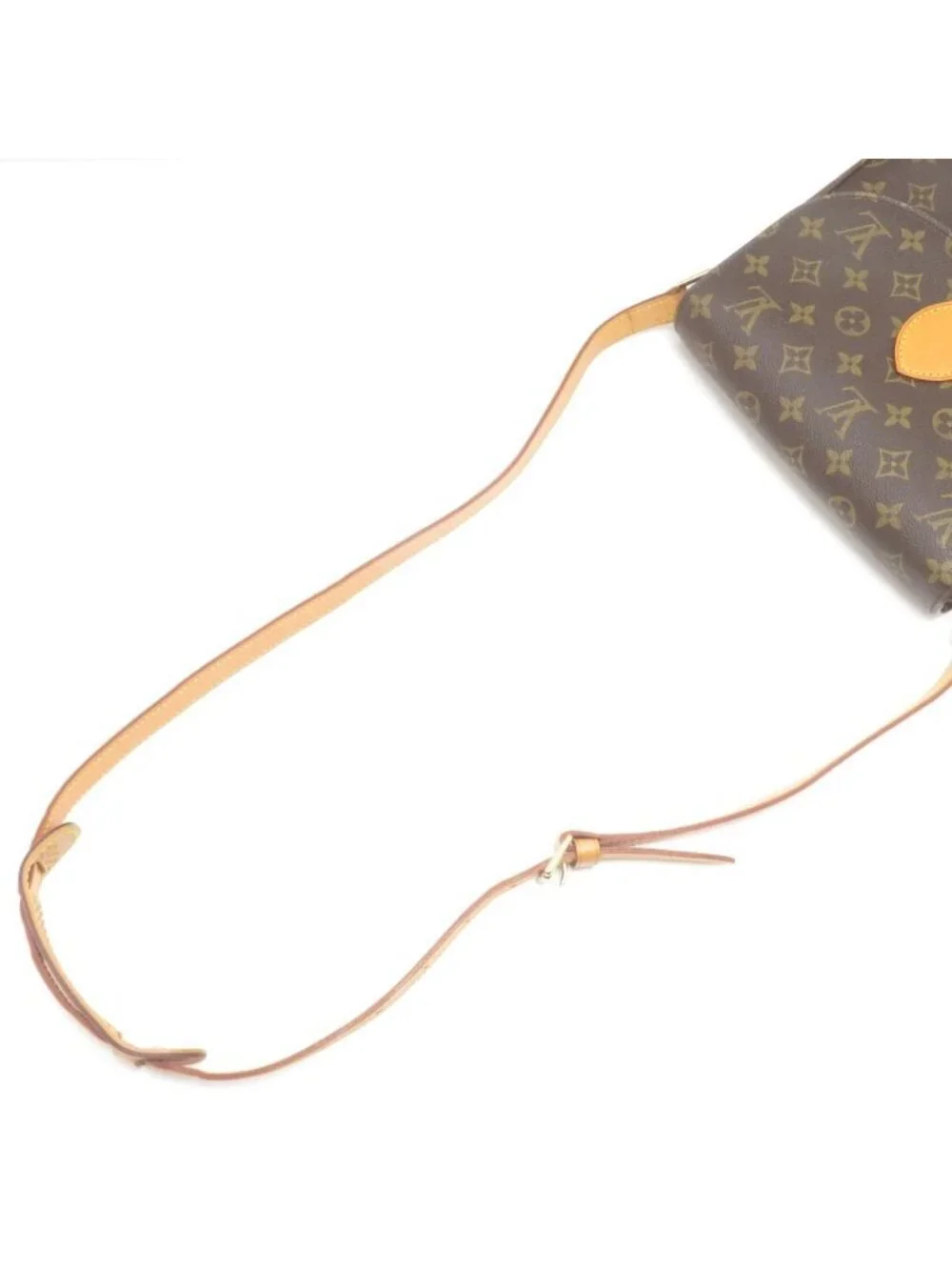Louis Vuitton Saint-cloud 24 Monogram Shoulder Bag Canvas Brown